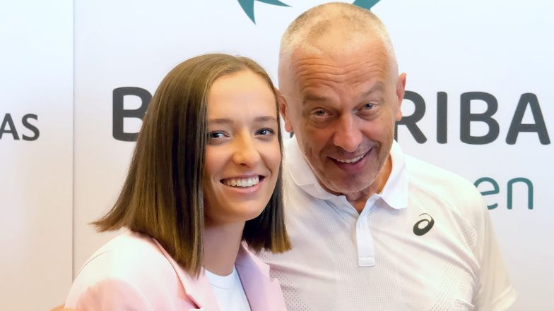 Iga Świątek świętowała zdobycie medalu podczas igrzysk.