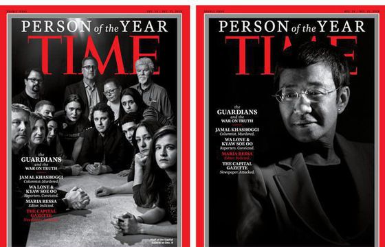 Więzieni i zabici dziennikarze „ludźmi roku” tygodnika „Time”