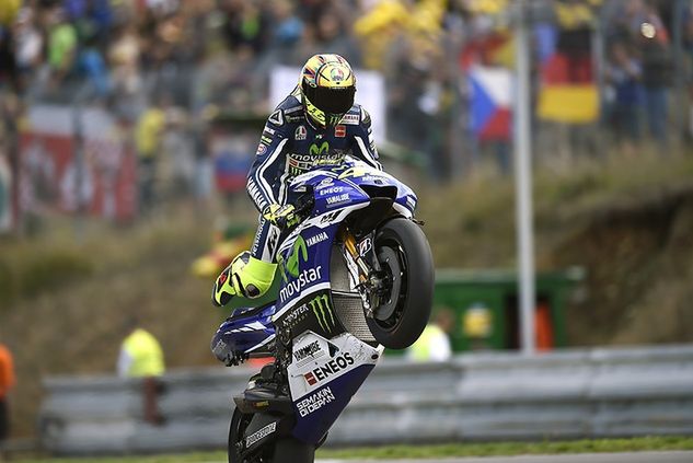 Valentino Rossi miał powody do zadowolenia w Czechach.