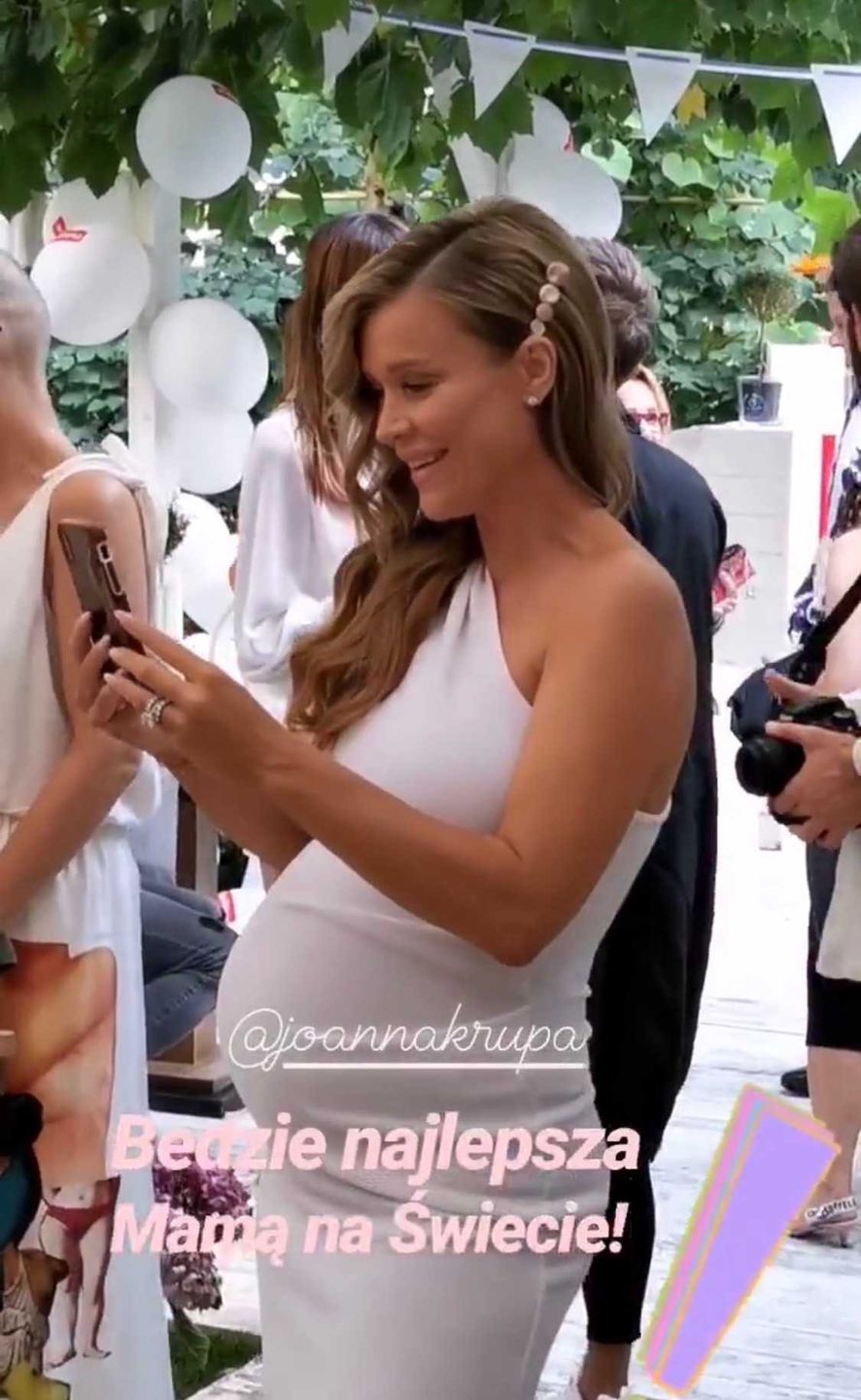 Baby shower Joanny Krupy w Warszawie