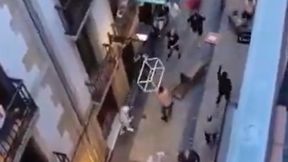 Dantejskie sceny. Wszystko nagrane. Bijatyka w centrum miasta