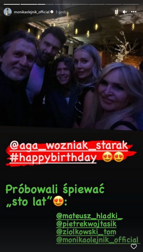 Tak wyglądała impreza urodzinowa Agnieszki Woźniak-Starak