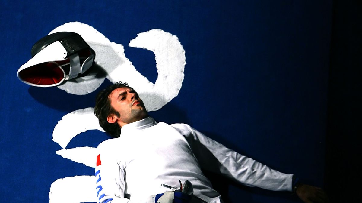 Matteo Tagliariol podczas igrzysk olimpijskich w Pekinie