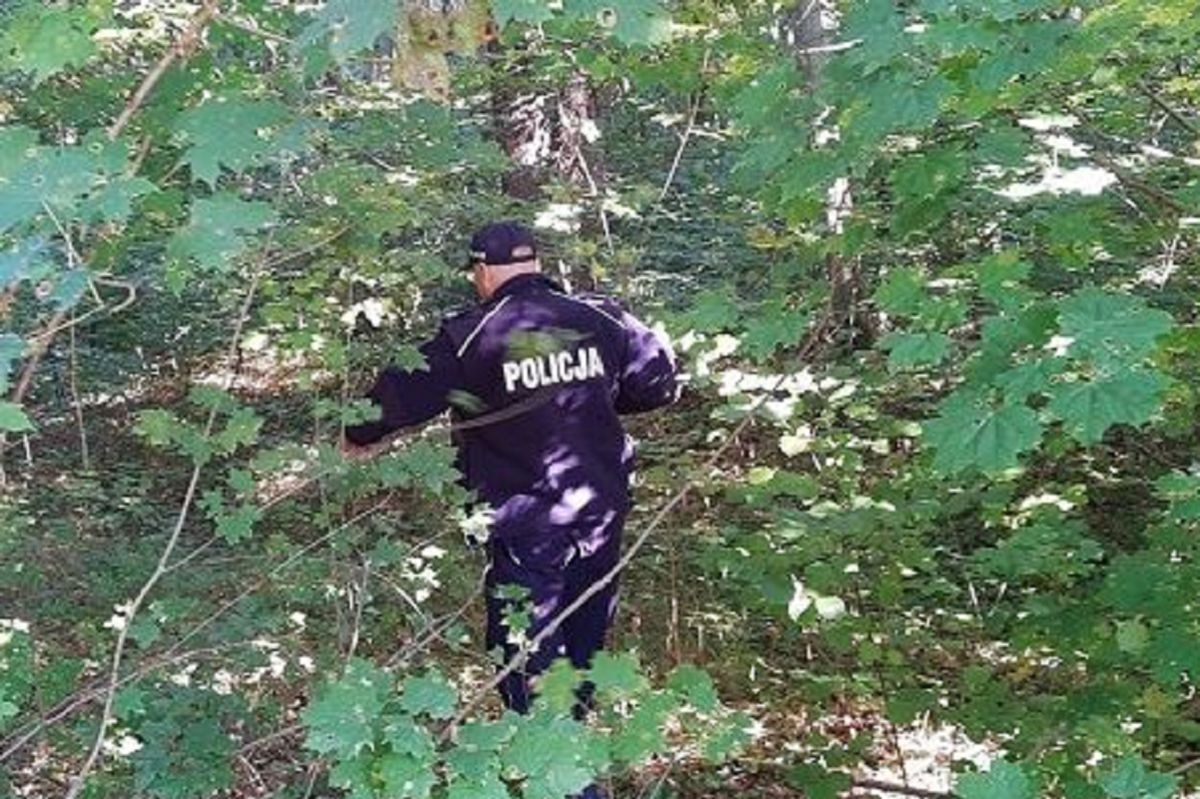 grzybobranie, błoto, poszukiwania Poszedł na grzyby. Ugrzązł po pas w błocie. Ratowała go policja