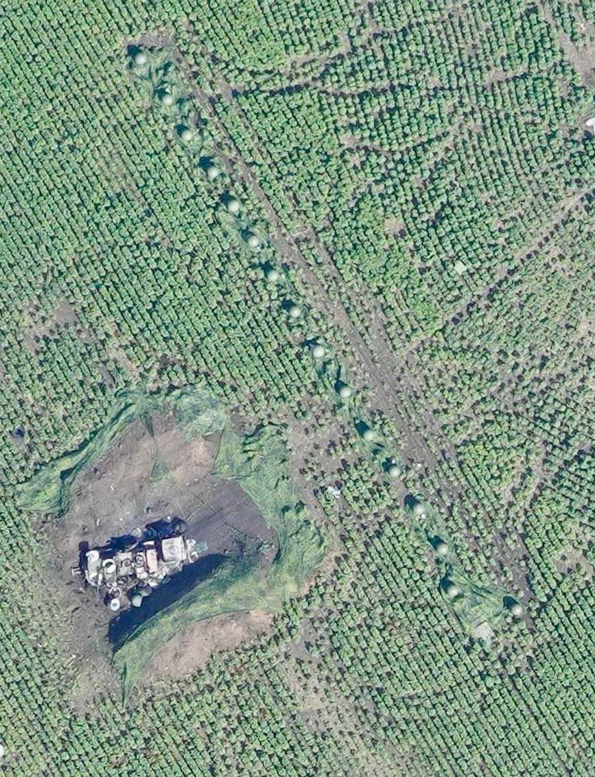 Unusual structures that the Russians have set up in Ukraine