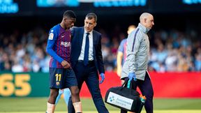 Ousmane Dembele kontuzjowany. Napastnik wypada na 5 tygodni
