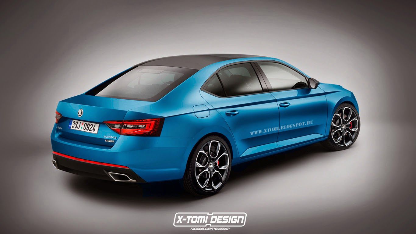 Skoda Superb RS - wizja artysty