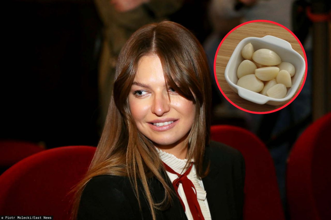 Anna Lewandowska poleca lewatywę z czosnku. Ma pomóc na owsiki
