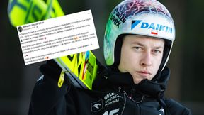 Wpis polskiego skoczka wywołał burzę. Tak się tłumaczy