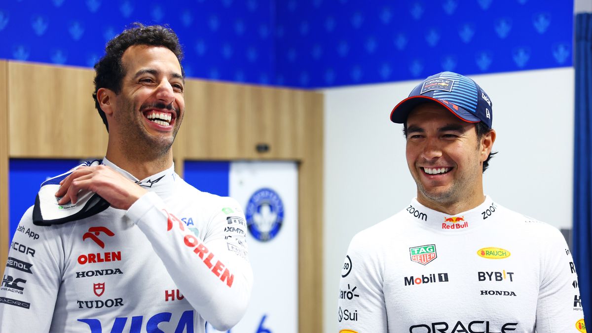 Materiały prasowe / Red Bull / Na zdjęciu: Daniel Ricciardo (z lewej) i Sergio Perez