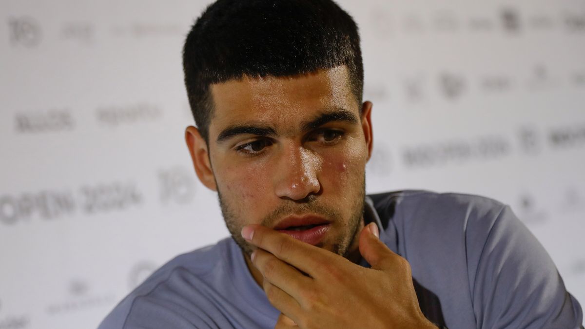 PAP/EPA / Andre Coelho / Na zdjęciu: Carlos Alcaraz