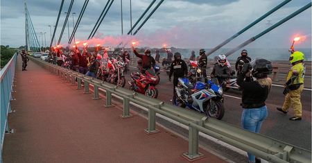 Motocyklowa minuta ciszy - obchody 80. rocznicy wybuchu Powstania Warszawskiego!