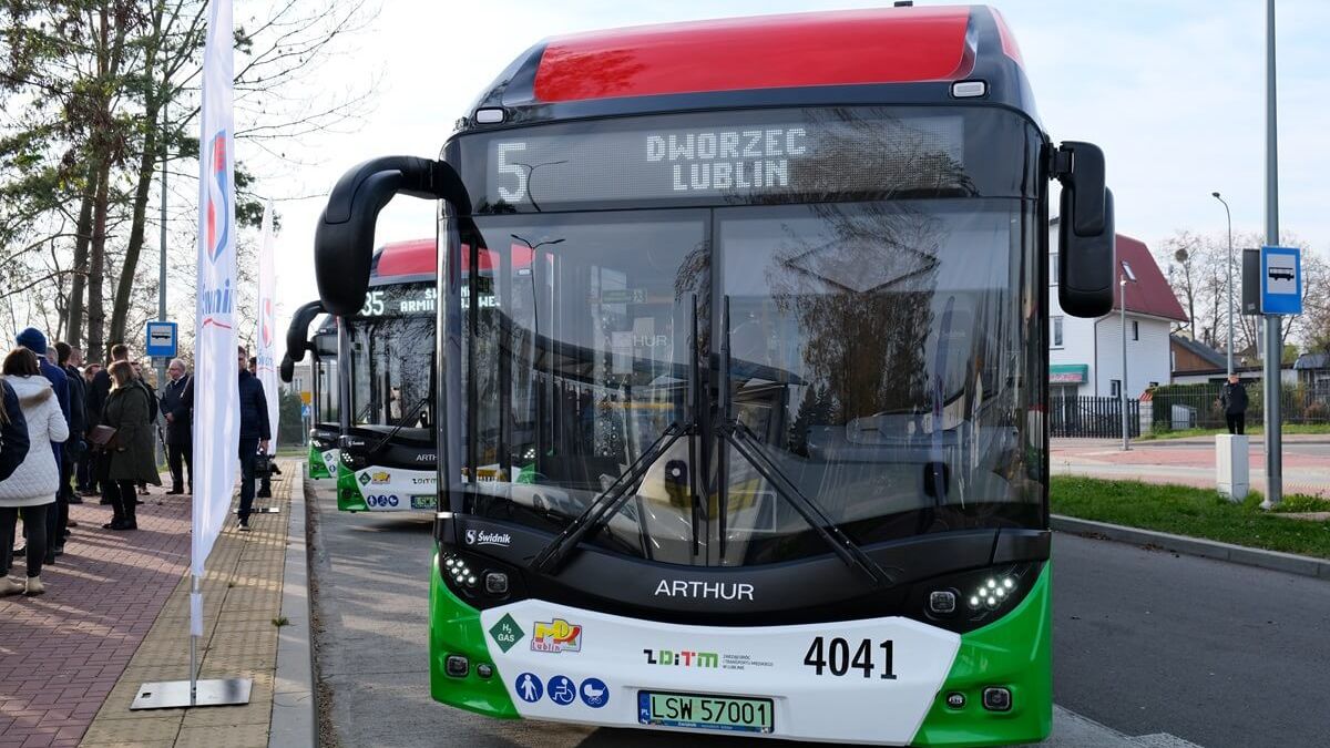 Świdnik kupił trzy autobusy wodorowe Arthur H2 Bus
