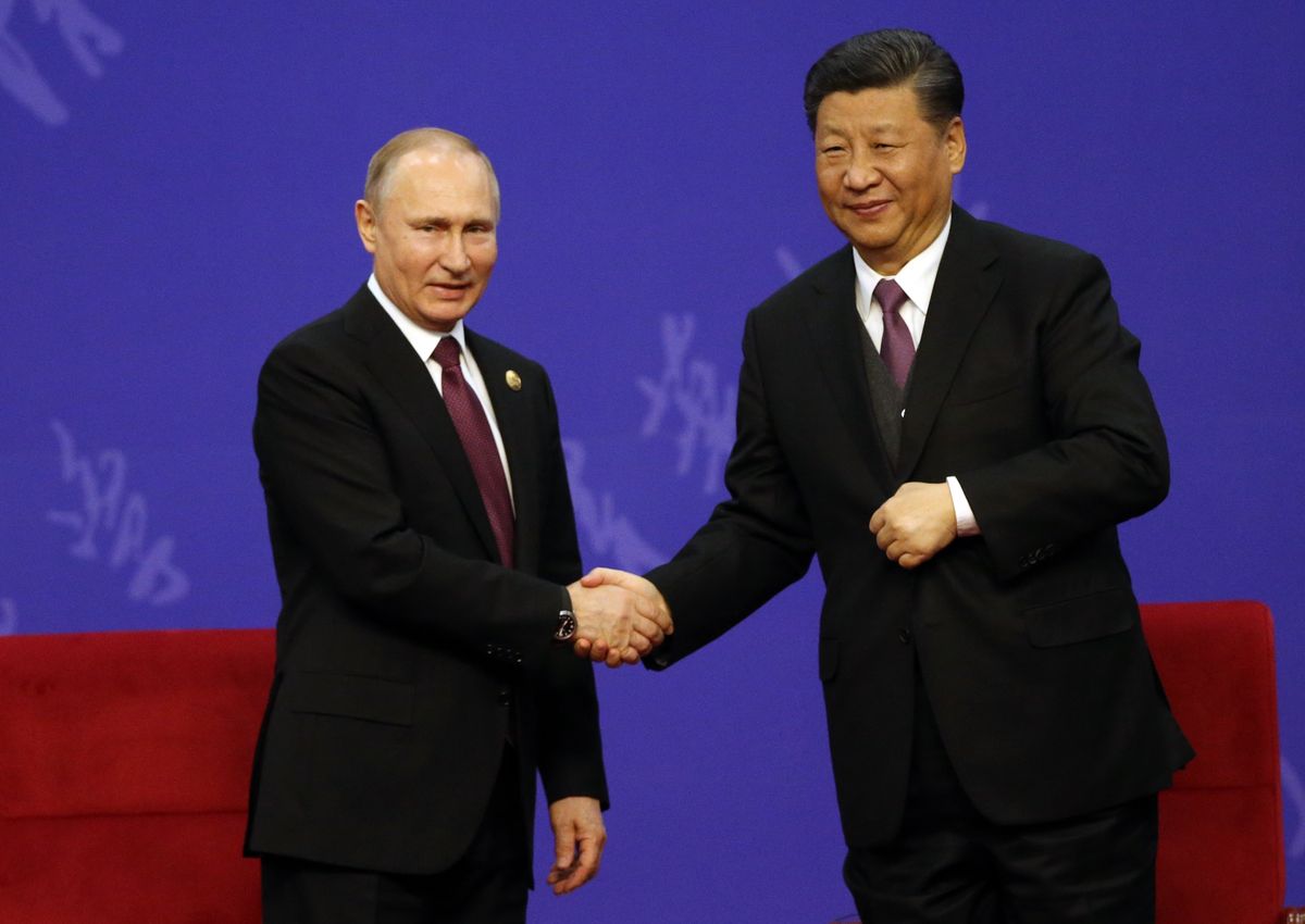 Władimir Putin i Xi Jinping