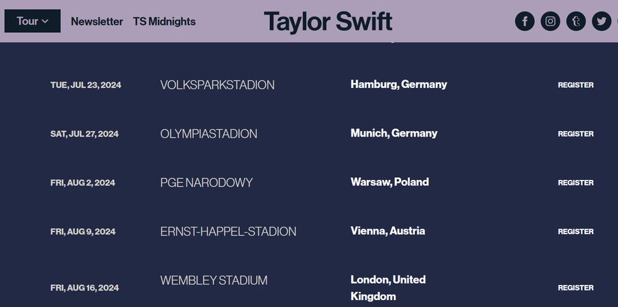 Taylor Swift ogłosiła koncert w Polsce