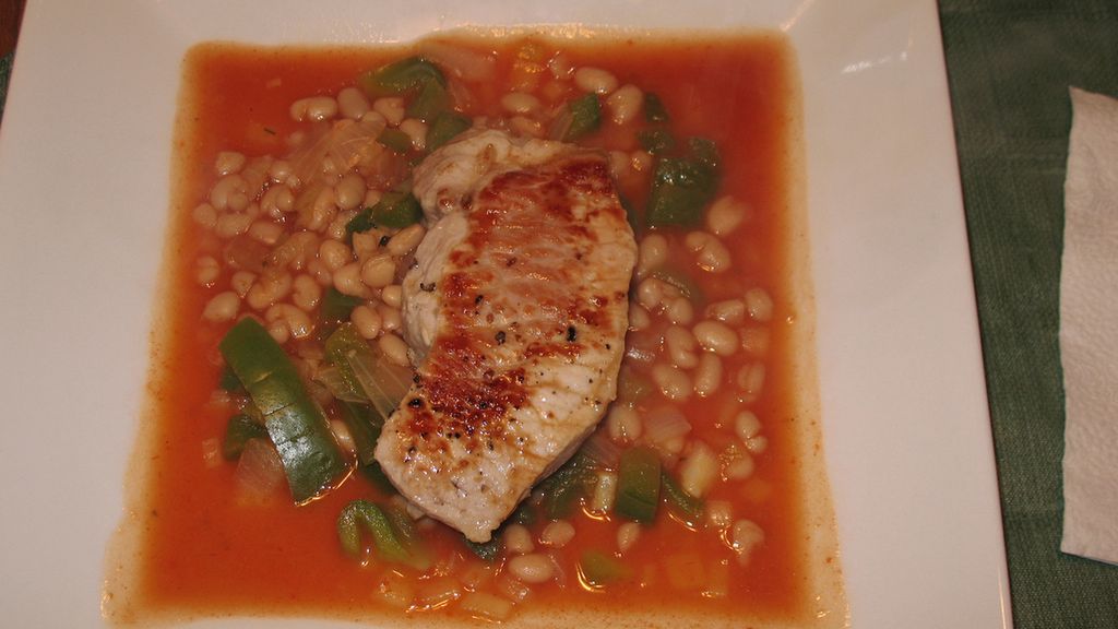 Fasola Navy gotowana z dodatkiem soli