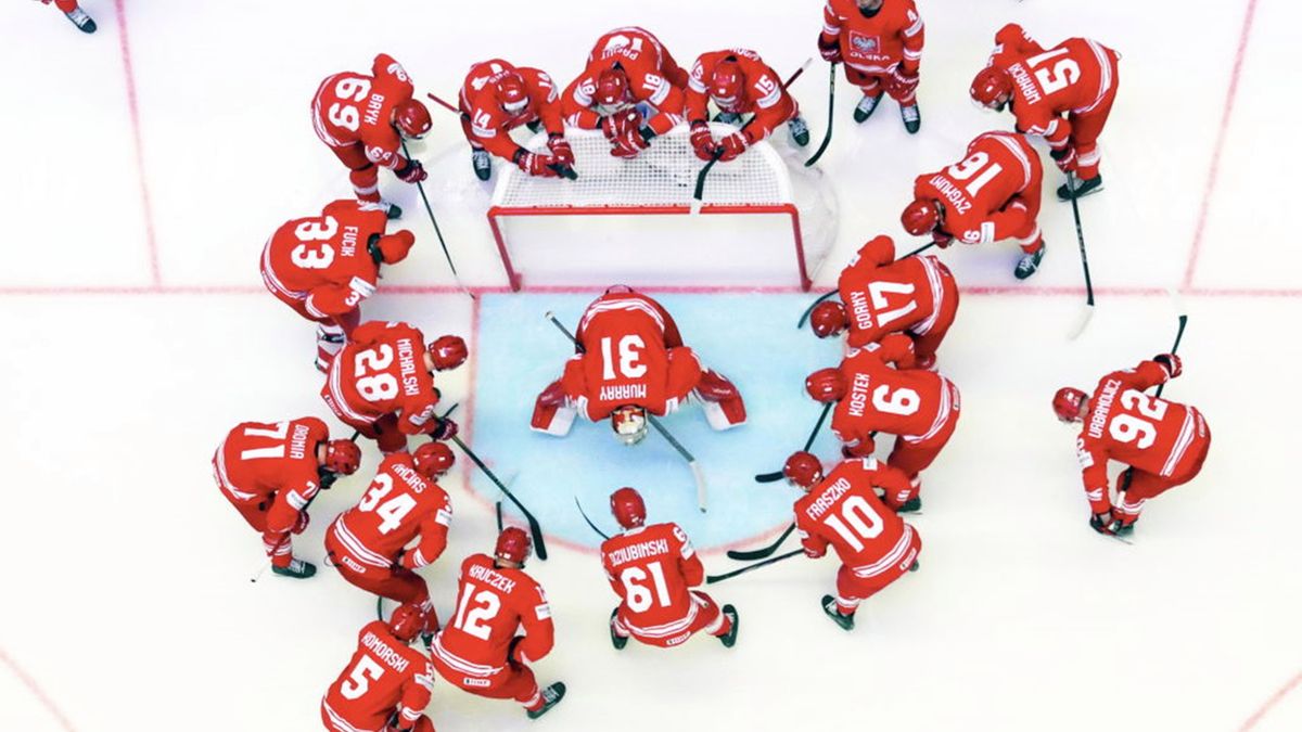 Getty Images / Xavier Laine / Na zdjęciu: hokeiści reprezentacji Polski