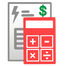 Kalkulator rachunków icon