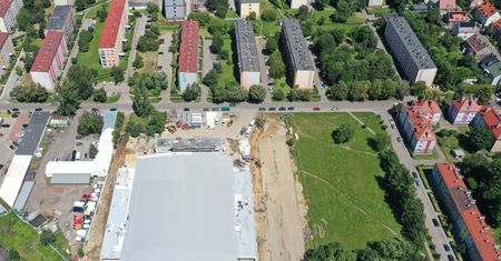 Bytom. Obok nowej "Stodoły" będzie rolkowisko i boisko z tartanową bieżnią