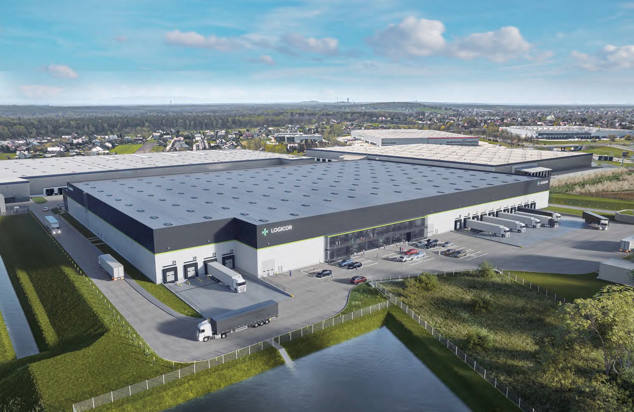 Park Logicor w Mysłowicach - wizualizacja