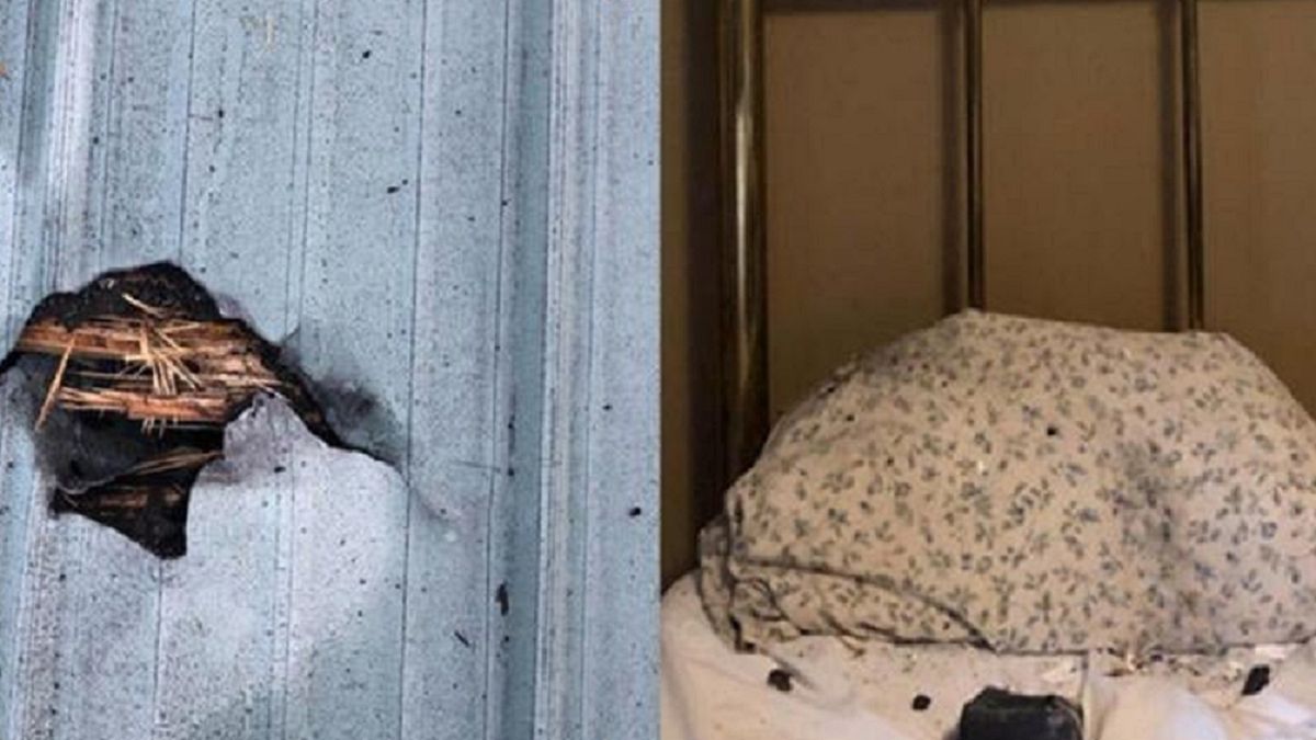 Kobieta twierdzi, że do jej sypialni spadł meteoryt 