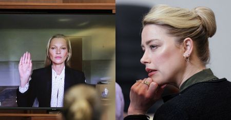 Kate Moss POGRĄŻA zeznaniami Amber Heard! "Johnny Depp nigdy nie zepchnął mnie ze schodów"