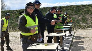 Duże zainteresowanie zawodami strzeleckimi w gminie Samborzec