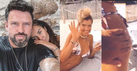 Rozochocony mąż Natalii Siwiec KLEPIE PO PUPIE jej koleżankę. Internautka: "Nie przeszkadza to pani?"