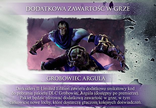 Mało wam Śmierci? Dodatek Argul's Tomb przedłuży jego przygodę w Darksiders 2