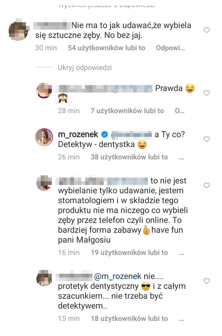 Małgorzata Rozenek - dyskusja z internautkami