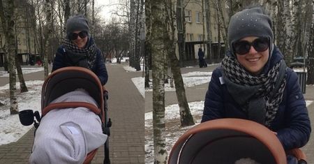 Kasia Cichopek chwali się zdjęciem z rodzinnego spaceru (FOTO)