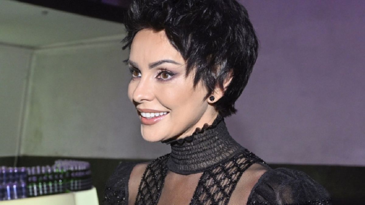 Dorota Gardias wybrała sukienkę w modny wzór 