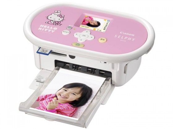 Różowa drukarka Canona dla fanek Hello Kitty 2