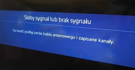 Brak sygnału TV. Problemy z odbiorem telewizji naziemnej