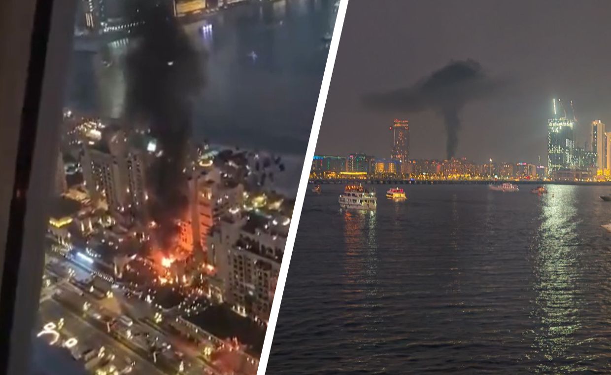 Co się dzieje w Dubaju? Pożar w luksusowej dzielnicy