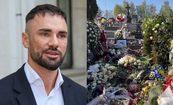 Na grobie Łukasza Litewki wciąż morze kwiatów i zniczy. "To się NIE KOŃCZY" (WIDEO)