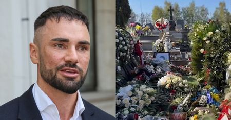 Na grobie Łukasza Litewki wciąż morze kwiatów i zniczy. "To się NIE KOŃCZY" (WIDEO)