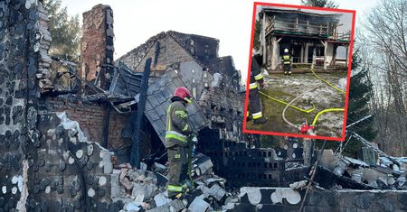 Pożar domu na wyspie na jeziorze. Strażacy musieli zaangażować nietypowy sprzęt