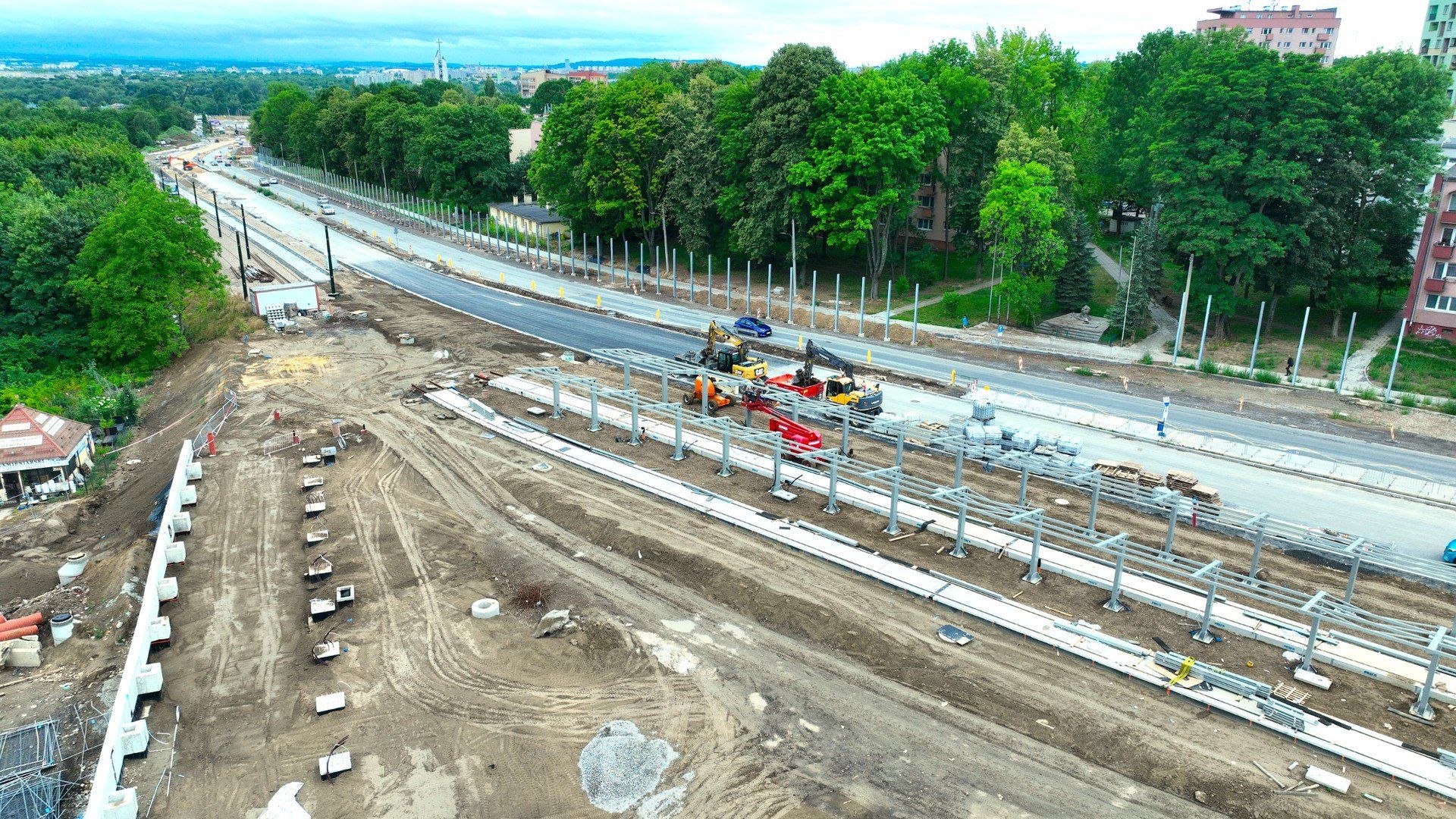 Budowa pętli tramwajowo-autobusowej na Wzgórzach Krzesławickich