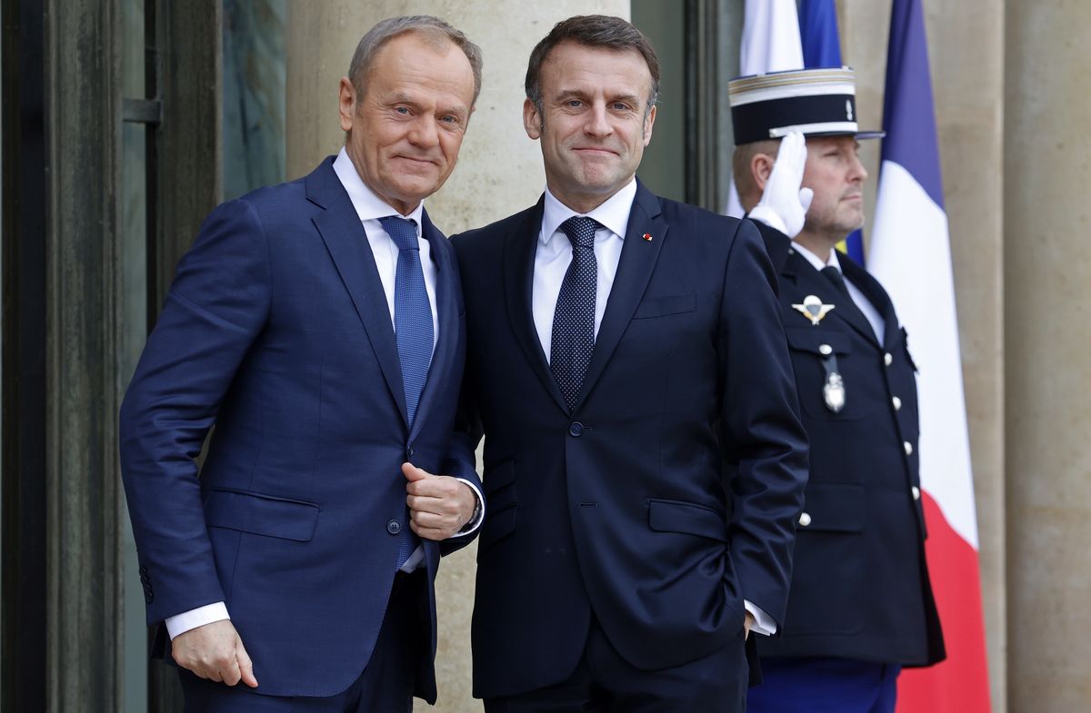 Donald Tusk i Emmanuel Macron mają wspólne stanowisko ws. importu produktów rolnych z Ukrainy