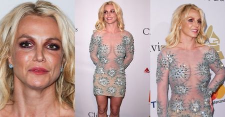 Zmęczona Britney Spears na imprezie