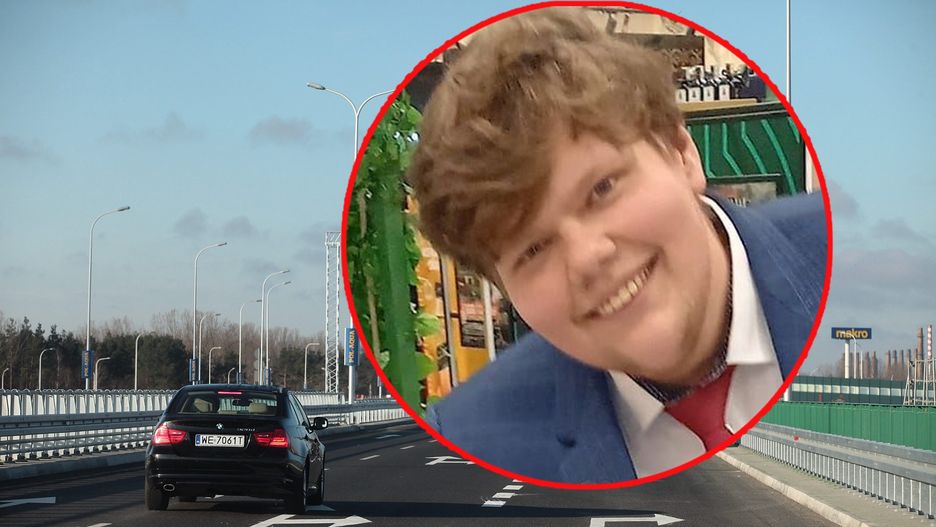 Zaginął 22-letni Michał. Jego plecak znaleziono na Moście Północnym