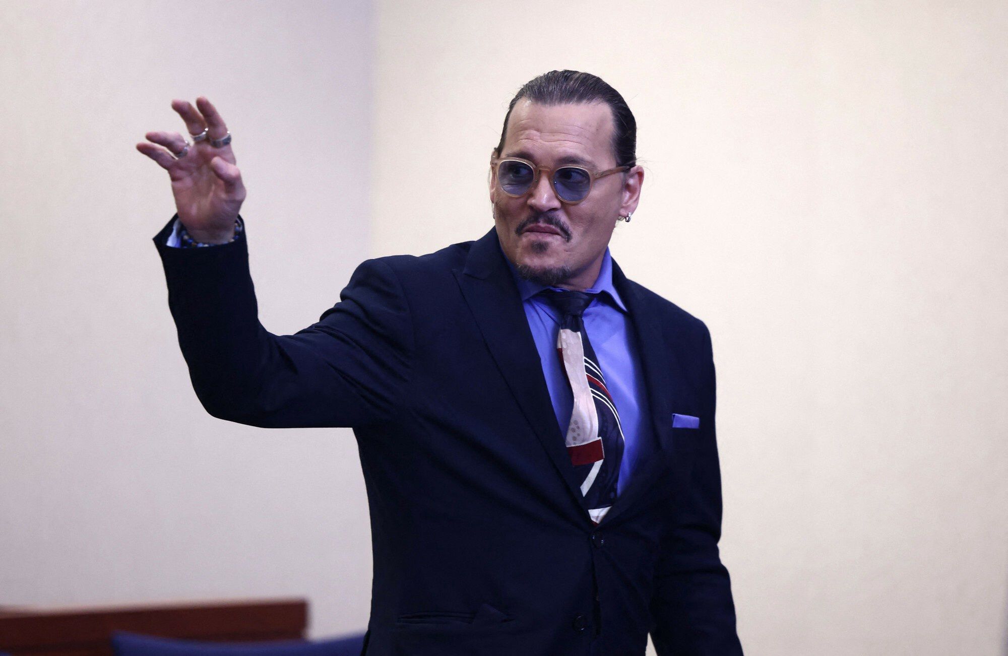 Johnny Depp na sali sądowej