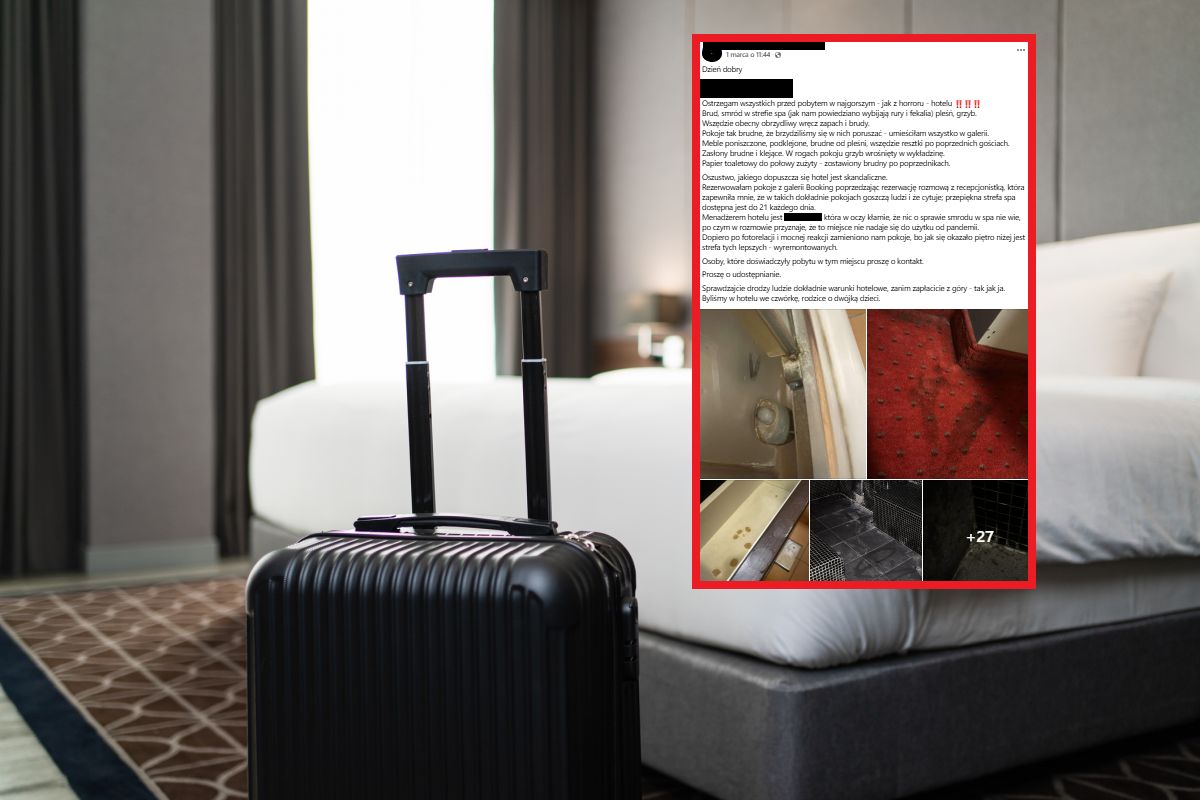 "Jak z horroru". Turystka przestrzega przed wypoczynkiem w polskim hotelu