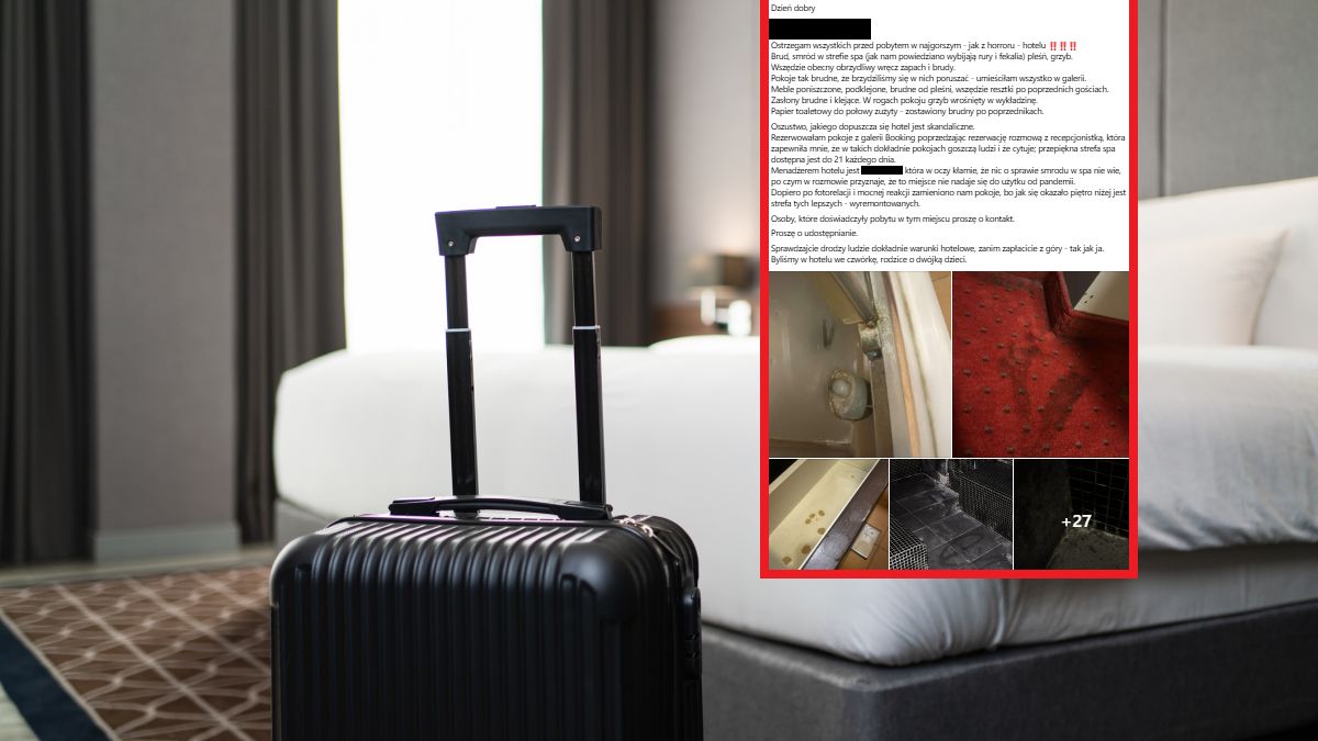 Pobyt w hotelu zakończył się rozczarowaniem