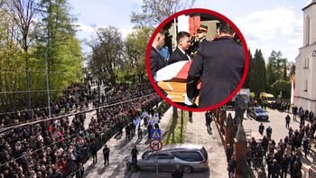 Tłumy czekały pod kościołem. Tak wyglądała ostatnia droga Litewki