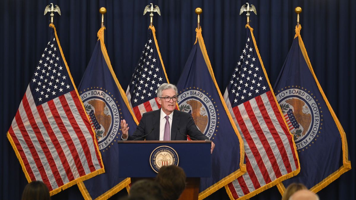 Jerome Powell Holds Press Conference On Interest Rate Announcement
WASHINGTON, DC - SEPTEMBER 21: U.S. Federal Reserve Chair Jerome Powell attends a news conference following a Federal Open Market Committee (FOMC) meeting on September 21, 2022 in Washington, DC. (Photo by Chen Mengtong/China News Service via Getty Images)
China News Service