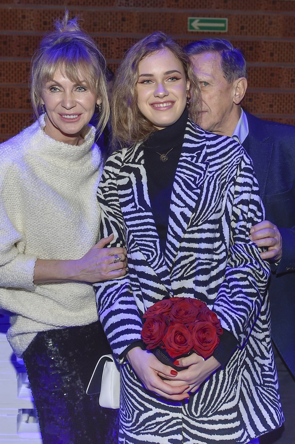 Beata Ścibakówna i Jan Englert z córką 