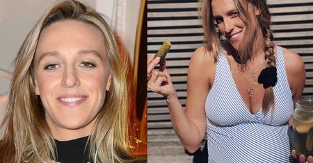 Odziana w strój kąpielowy Aleksandra Żebrowska zdradza PŁEĆ DZIECKA, zajadając się kiszonym ogórkiem (FOTO)