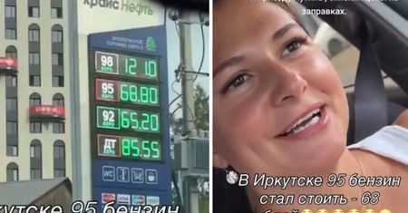 "Cud" przed wizytą Putina. Pokazała ceny na stacji w Krasnojarsku